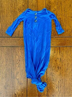Rowan & Co. Baby Royal Blue Knotted Gown